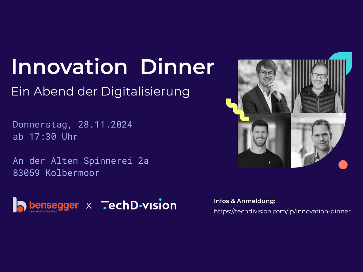 Innovation-Dinner am 28.11.2024