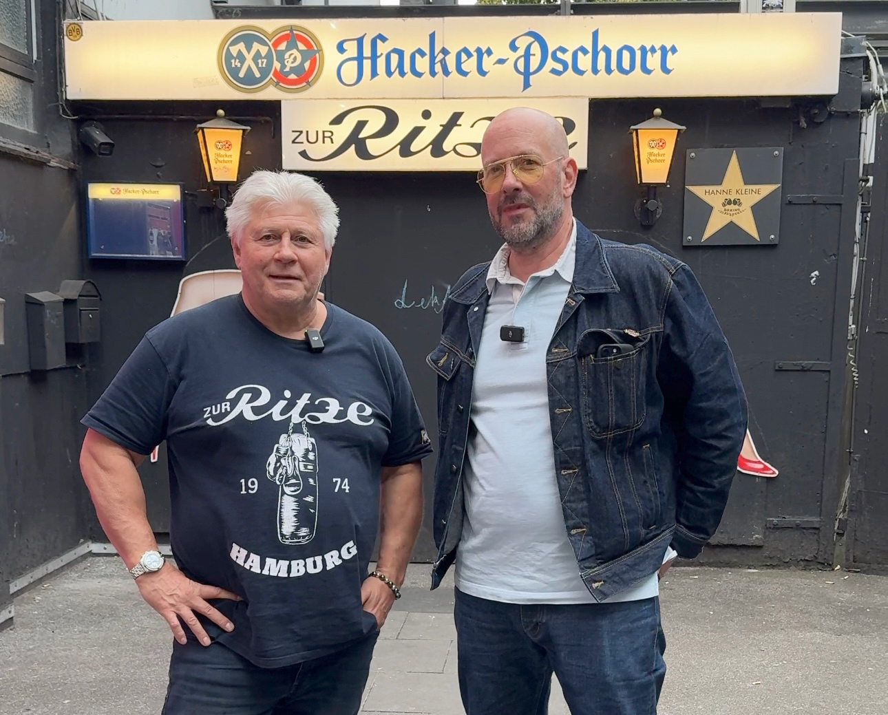 Ritze Chef Carsten Marek und Michael Gremliza (Kiezjungs) (Die Bildrechte liegen bei dem Verfasser der Mitteilung.)