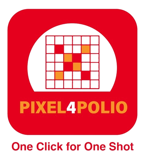 Mit der Teilnahme an der Aktion Pixel4Polio kann jeder zur Ausrottung von Polio beitragen. (Die Bildrechte liegen bei dem Verfasser der Mitteilung.) Mit der Teilnahme an der Aktion Pixel4Polio kann jeder zur Ausrottung von Polio beitragen. (Die Bildrechte liegen bei dem Verfasser der Mitteilung.)