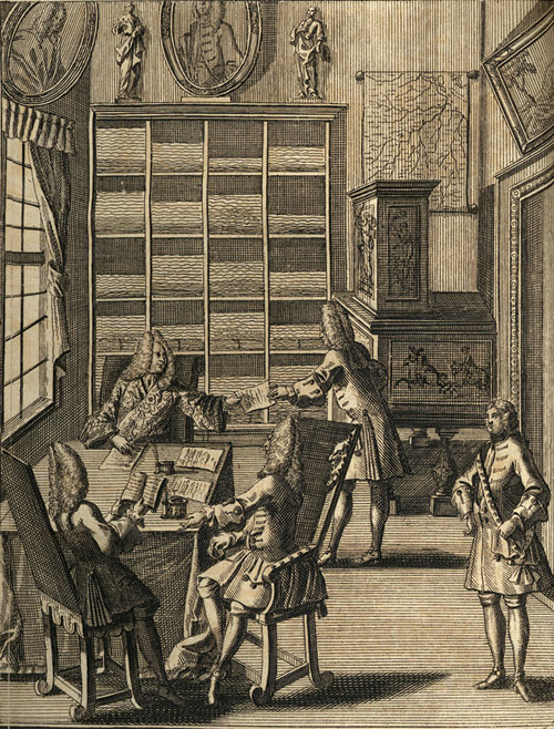 Schreibstube um 1719