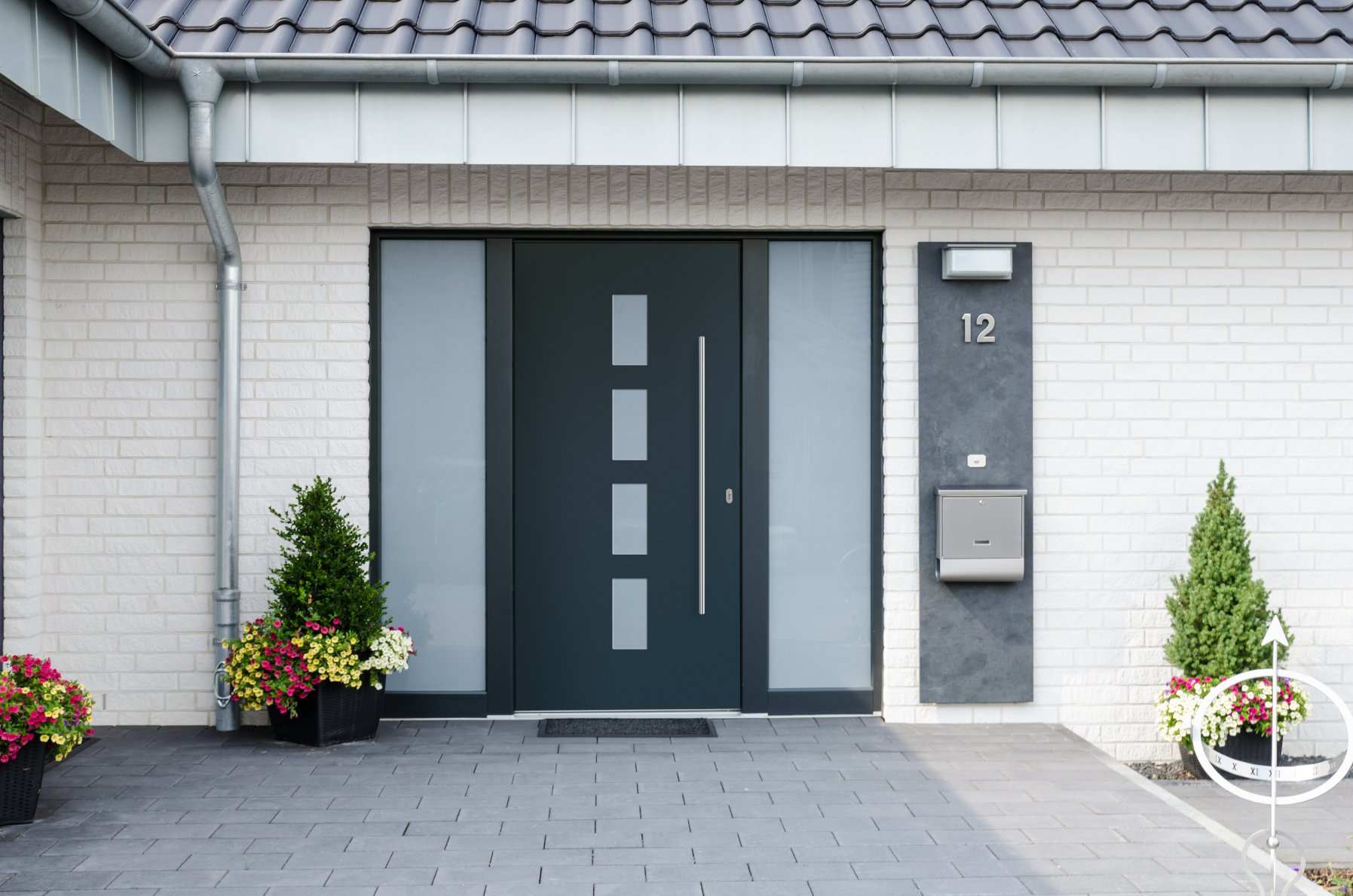Aluminium-Haustüren von German Windows sind in vielen Farben erhältlich. (Foto: GW GERMAN WINDOWS, Südlohn-Oeding) Aluminium-Haustüren von German Windows sind in vielen Farben erhältlich. (Foto: GW GERMAN WINDOWS, Südlohn-Oeding)