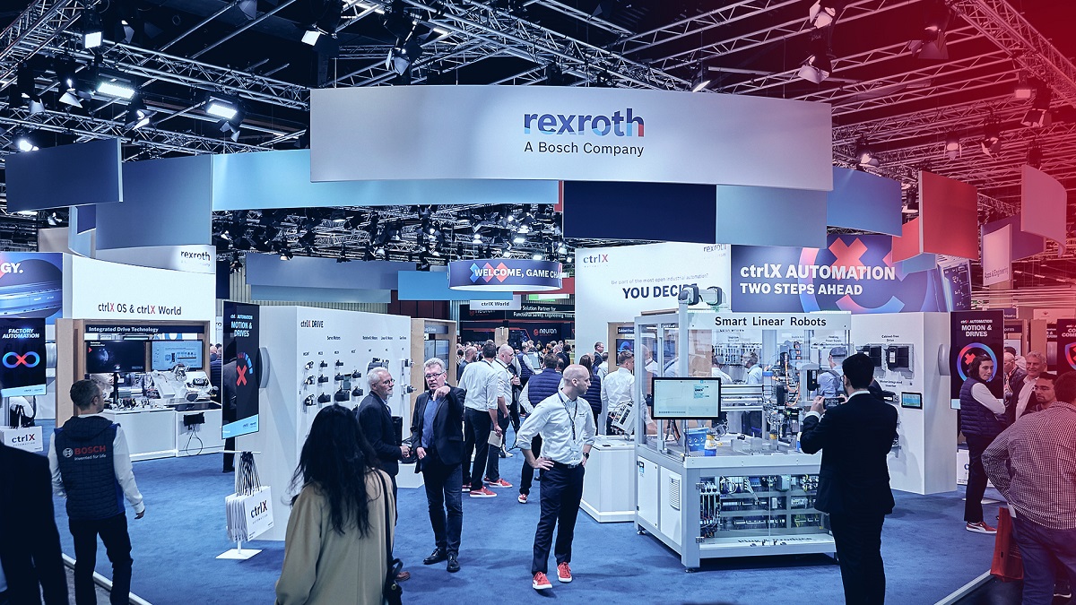 Bosch Rexroth zeigt auf der SPS innovative Lösungen für die Automatisierung. (Die Bildrechte liegen bei dem Verfasser der Mitteilung.)