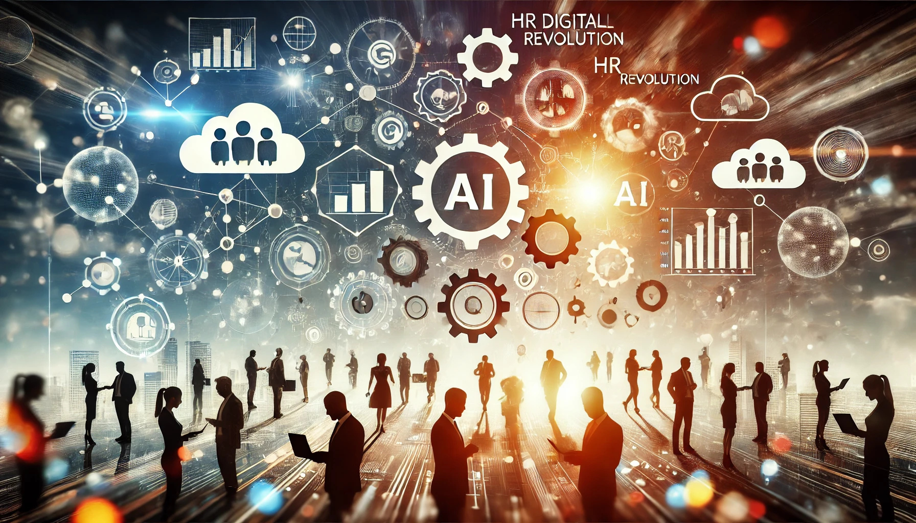 Digitale Revolution im Personalwesen: Wie KI und Automatisierung HR-Prozesse transformieren | DALL-E (Die Bildrechte liegen bei dem Verfasser der Mitteilung.)