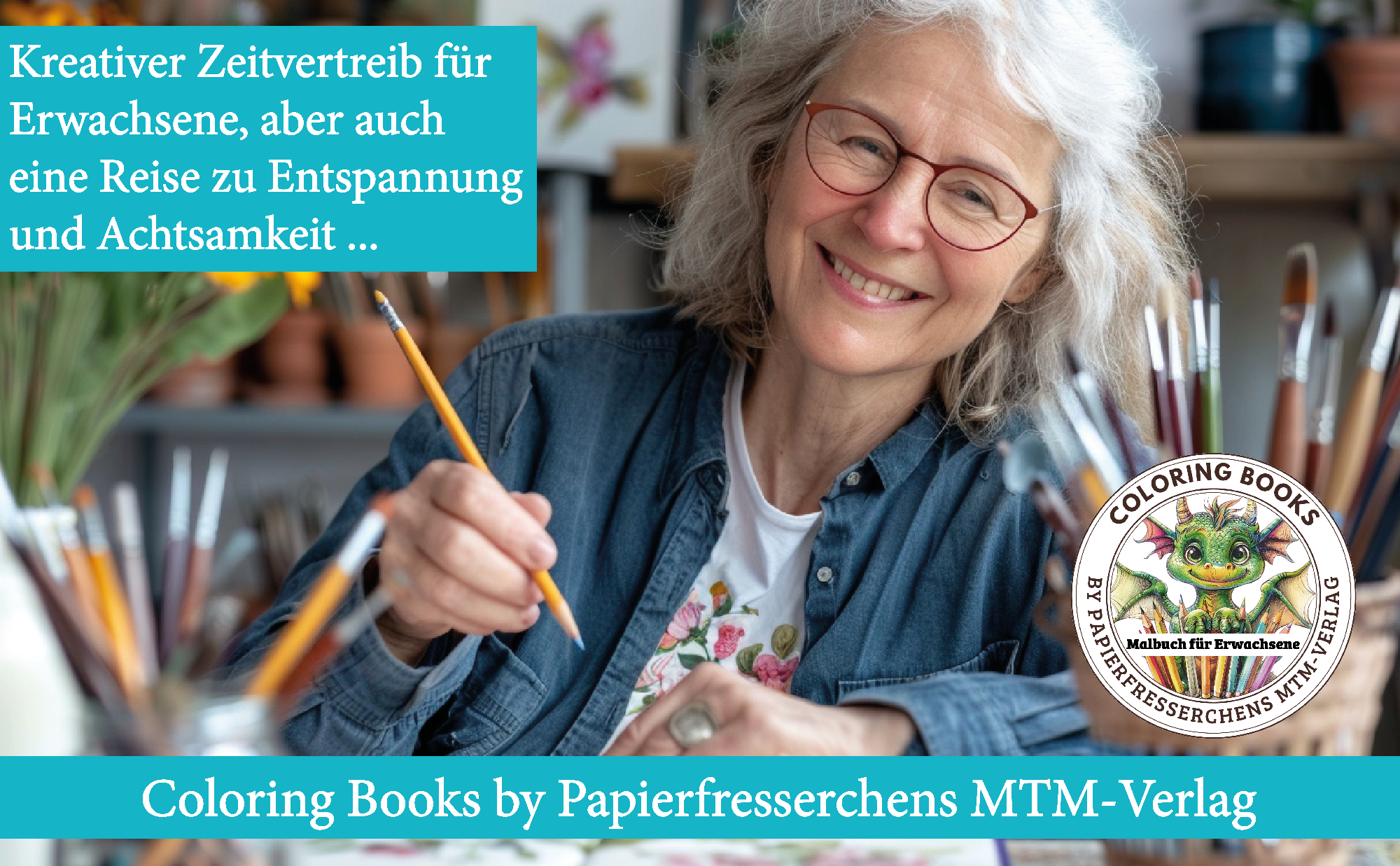 Entdecken Sie die Kunst der Entspannung - mit Malbüchern für Erwachsene von Papierfresserchens MTM-Verlag. Entdecken Sie die Kunst der Entspannung - mit Malbüchern für Erwachsene von Papierfresserchens MTM-Verlag.