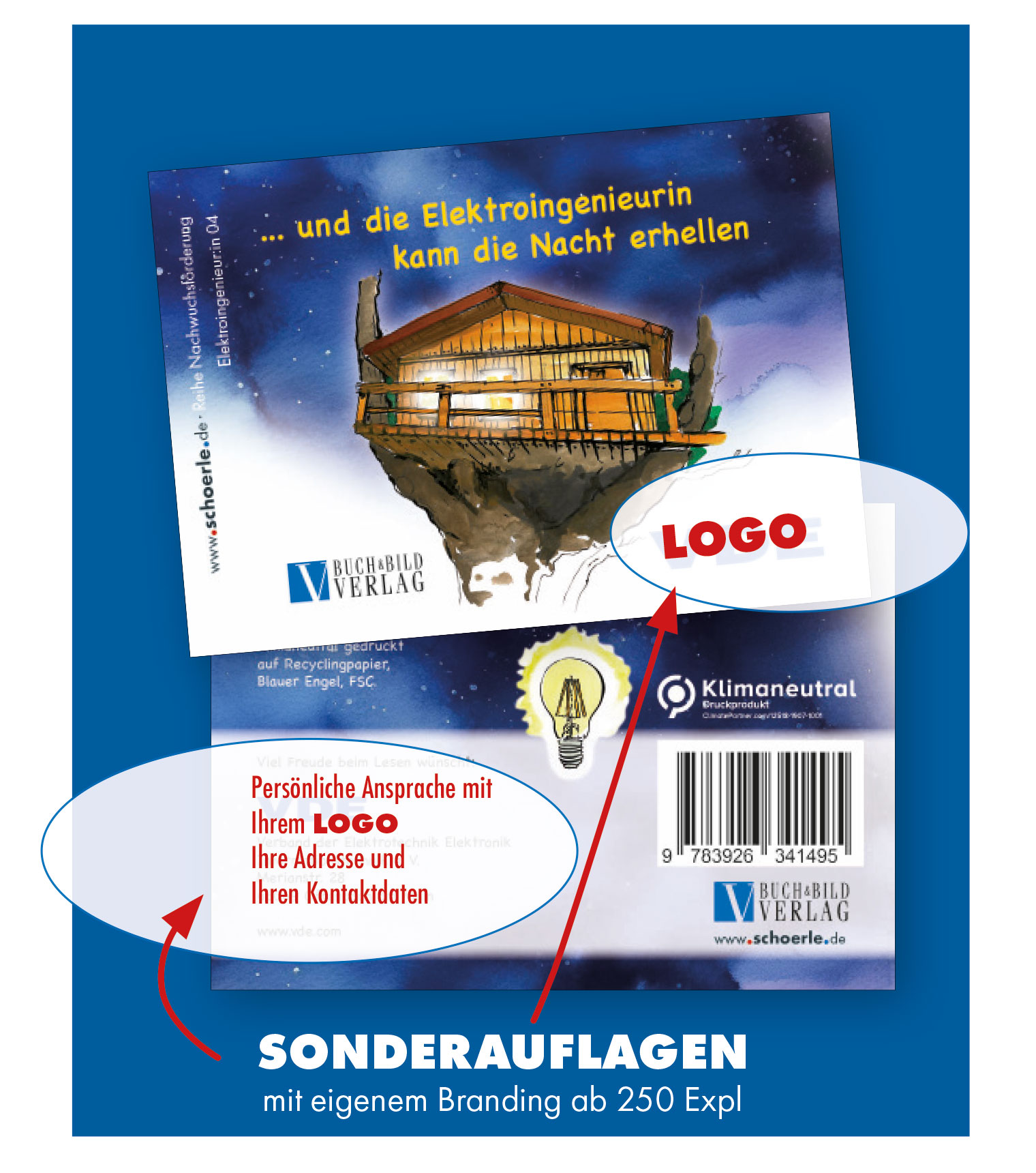 Kinderbuch als Werbegeschenk mit Logo. Für einen Dialog und als Statement für die Zukunft der kommenden Generationen Kinderbuch als Werbegeschenk mit Logo. Für einen Dialog und als Statement für die Zukunft der kommenden Generationen