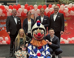 v.l. oben: G. Kartheuser, K. de Blois, Dr. A. de Blois, A Bergmann; unten:M. Nießen, N. Fondermann 