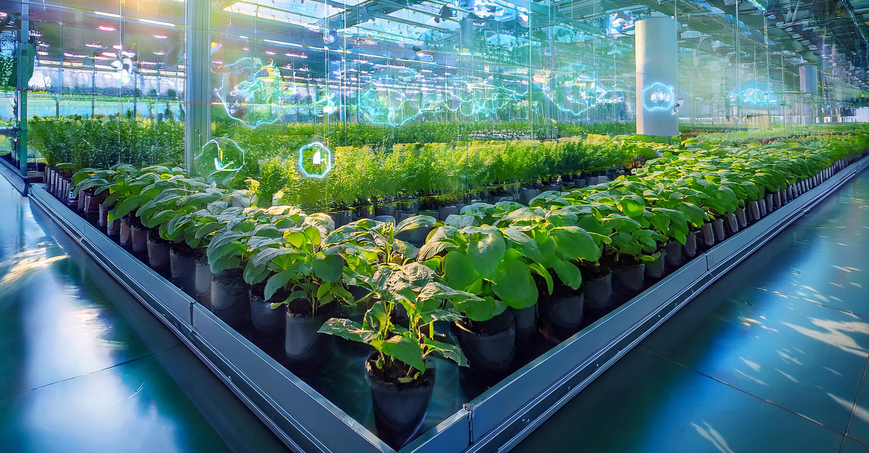 Projekt „Gewächshaus Digital Twin“ (GDT), © IWS GmbH, erstellt mit KI Projekt „Gewächshaus Digital Twin“ (GDT), © IWS GmbH, erstellt mit KI
