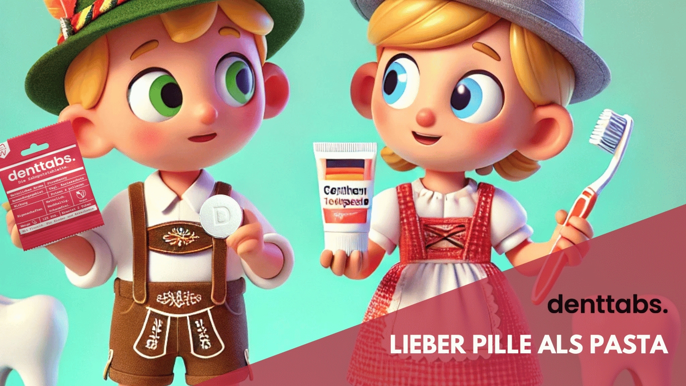 Lieber Pille als Pasta - Zahnpasta und Zahnputztablette Denttabs (Die Bildrechte liegen bei dem Verfasser der Mitteilung.) Lieber Pille als Pasta - Zahnpasta und Zahnputztablette Denttabs (Die Bildrechte liegen bei dem Verfasser der Mitteilung.)