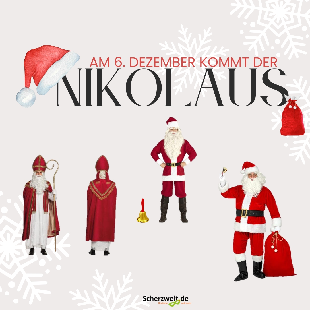 Eine große Auswahl an Nikolauskostümen und Accessoires (Die Bildrechte liegen bei dem Verfasser der Mitteilung.) Eine große Auswahl an Nikolauskostümen und Accessoires (Die Bildrechte liegen bei dem Verfasser der Mitteilung.)