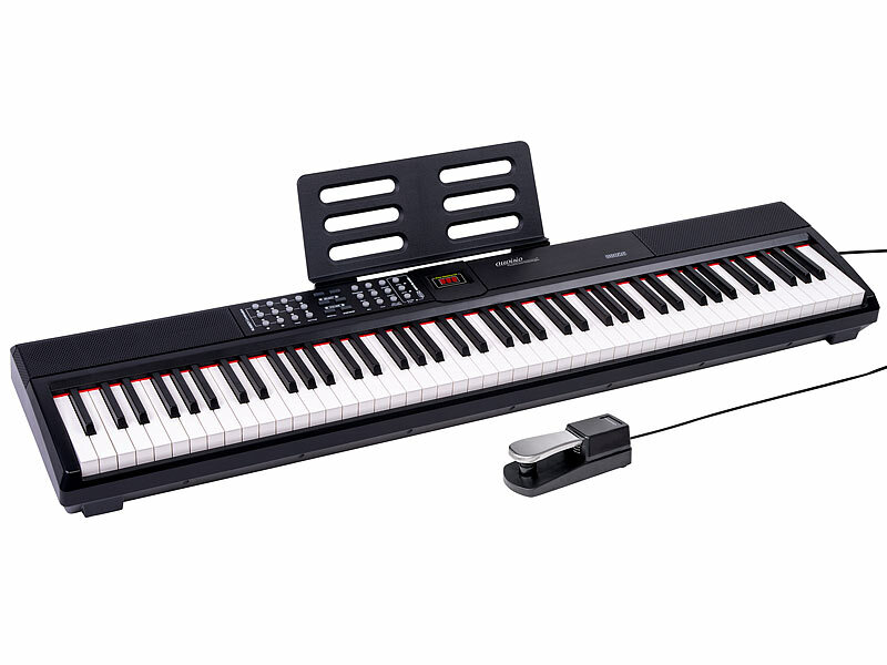 auvisio E-Piano mit 88 Hammermechanik-Tasten EK-88 (Die Bildrechte liegen bei dem Verfasser der Mitteilung.) auvisio E-Piano mit 88 Hammermechanik-Tasten EK-88 (Die Bildrechte liegen bei dem Verfasser der Mitteilung.)