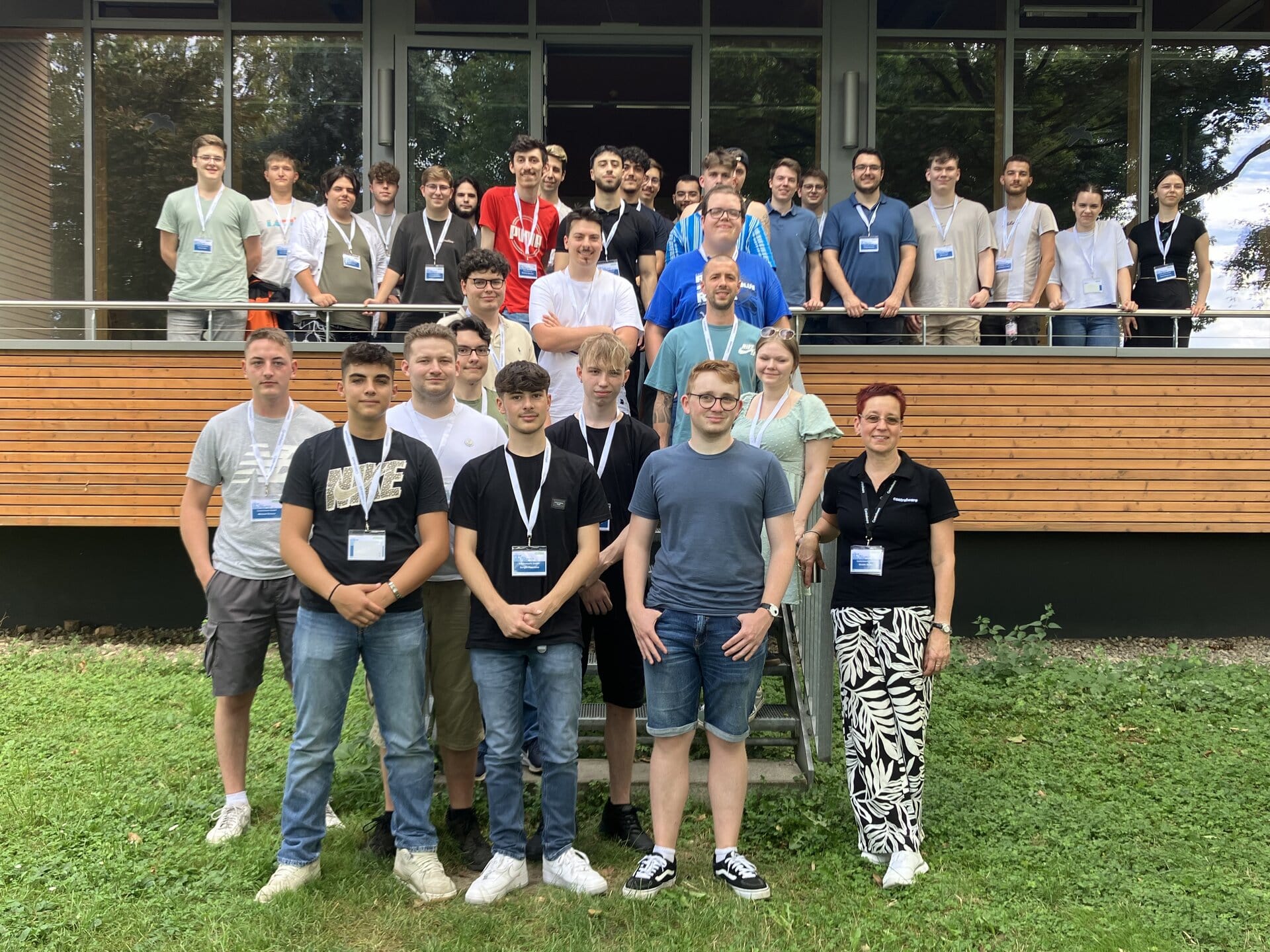 Controlware begrüßte seine Azubis und Studierenden zum Stuzubi-Camp in Mannheim. (Die Bildrechte liegen bei dem Verfasser der Mitteilung.) Controlware begrüßte seine Azubis und Studierenden zum Stuzubi-Camp in Mannheim. (Die Bildrechte liegen bei dem Verfasser der Mitteilung.)