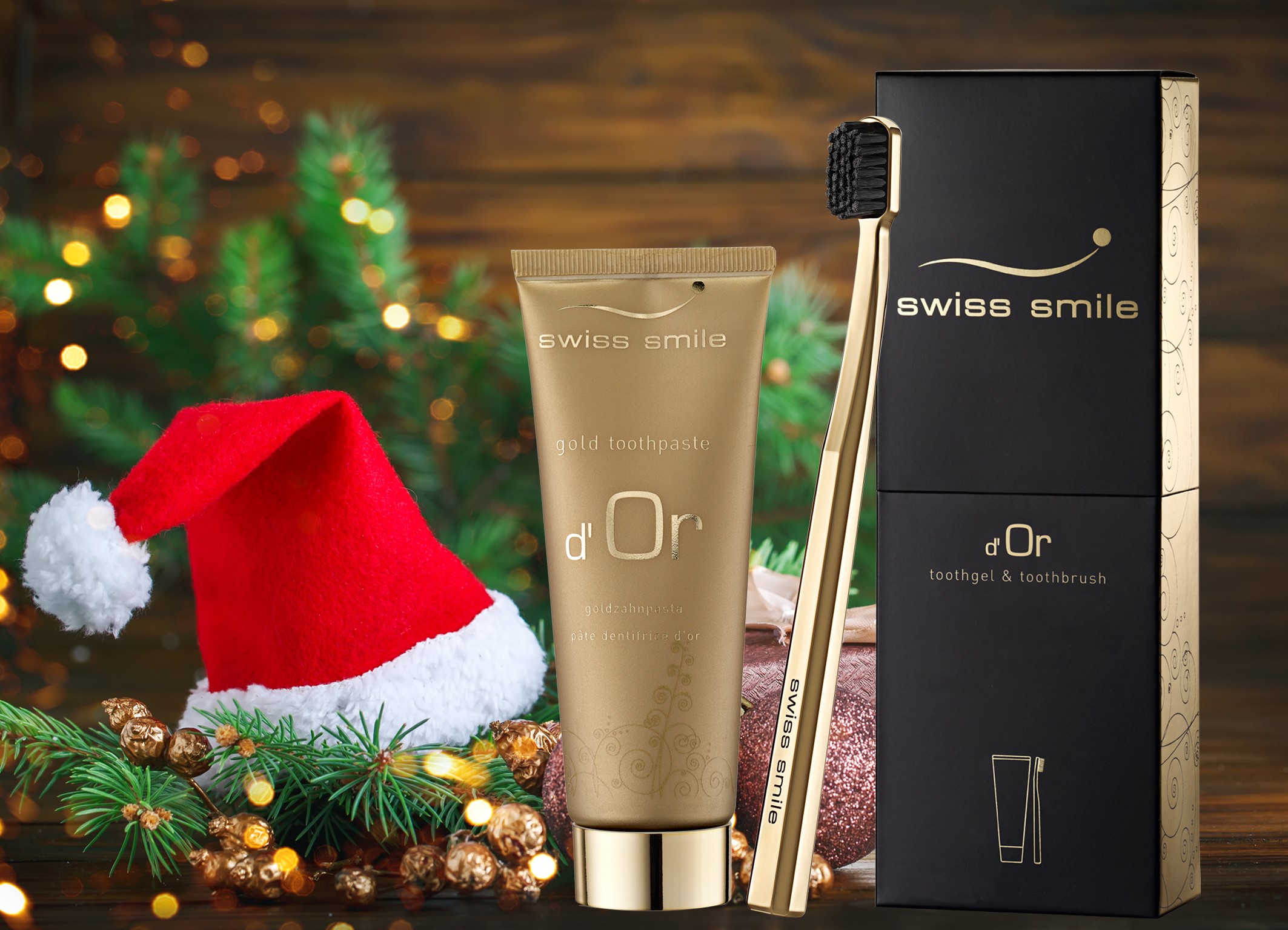 Was für eine tolleÜberraschung hat sich der Nikolaus denn da ausgedacht? Ein goldenes Zahnputz-Set (Die Bildrechte liegen bei dem Verfasser der Mitteilung.)