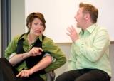 instant impro unterhält die Gäste der Klimaschutzagentur energiekonsens mit einer Energieshow