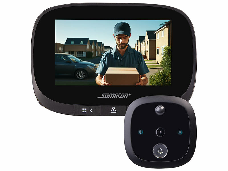 Somikon Digitale Türspion-Kamera mit 4,3"-Display (Die Bildrechte liegen bei dem Verfasser der Mitteilung.)