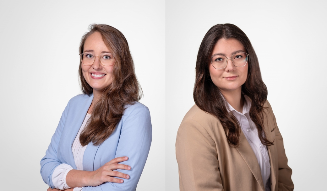 Sophia Wolf und Leyla Djanklich neu im Team BioRegio STERN Management GmbH (Bildquelle: Andreas Körner/BioRegio STERN Management GmbH)
