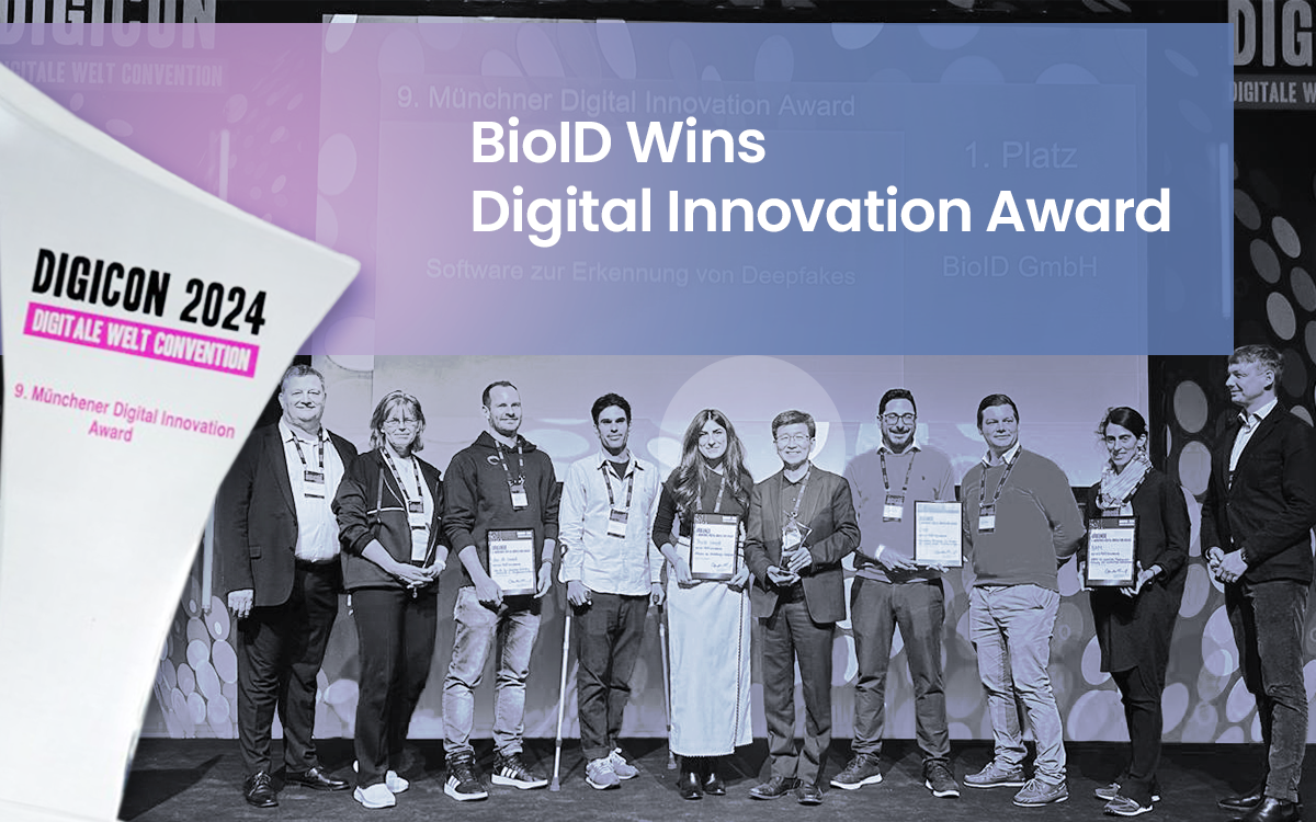 BioID nimmt Auszeichnung für innovative Deepfake Detection Technologie entgegen