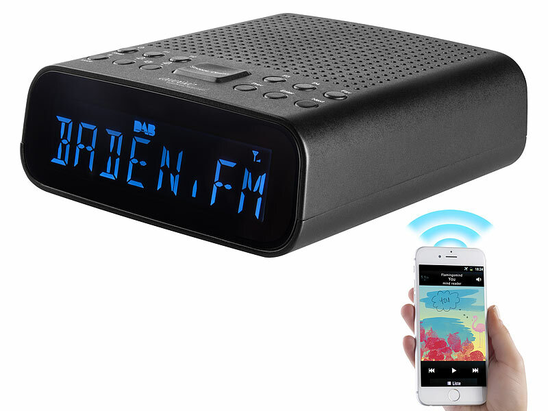 auvisio DAB+-Radiowecker, großes VA-Display (Die Bildrechte liegen bei dem Verfasser der Mitteilung.) auvisio DAB+-Radiowecker, großes VA-Display (Die Bildrechte liegen bei dem Verfasser der Mitteilung.)