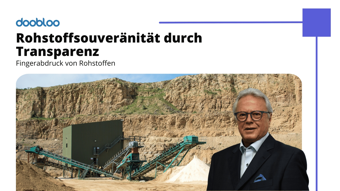 Rohstoffsouvera?nita?t durch Transparenz - Doobloo AG mit Heinz Muser (Die Bildrechte liegen bei dem Verfasser der Mitteilung.)