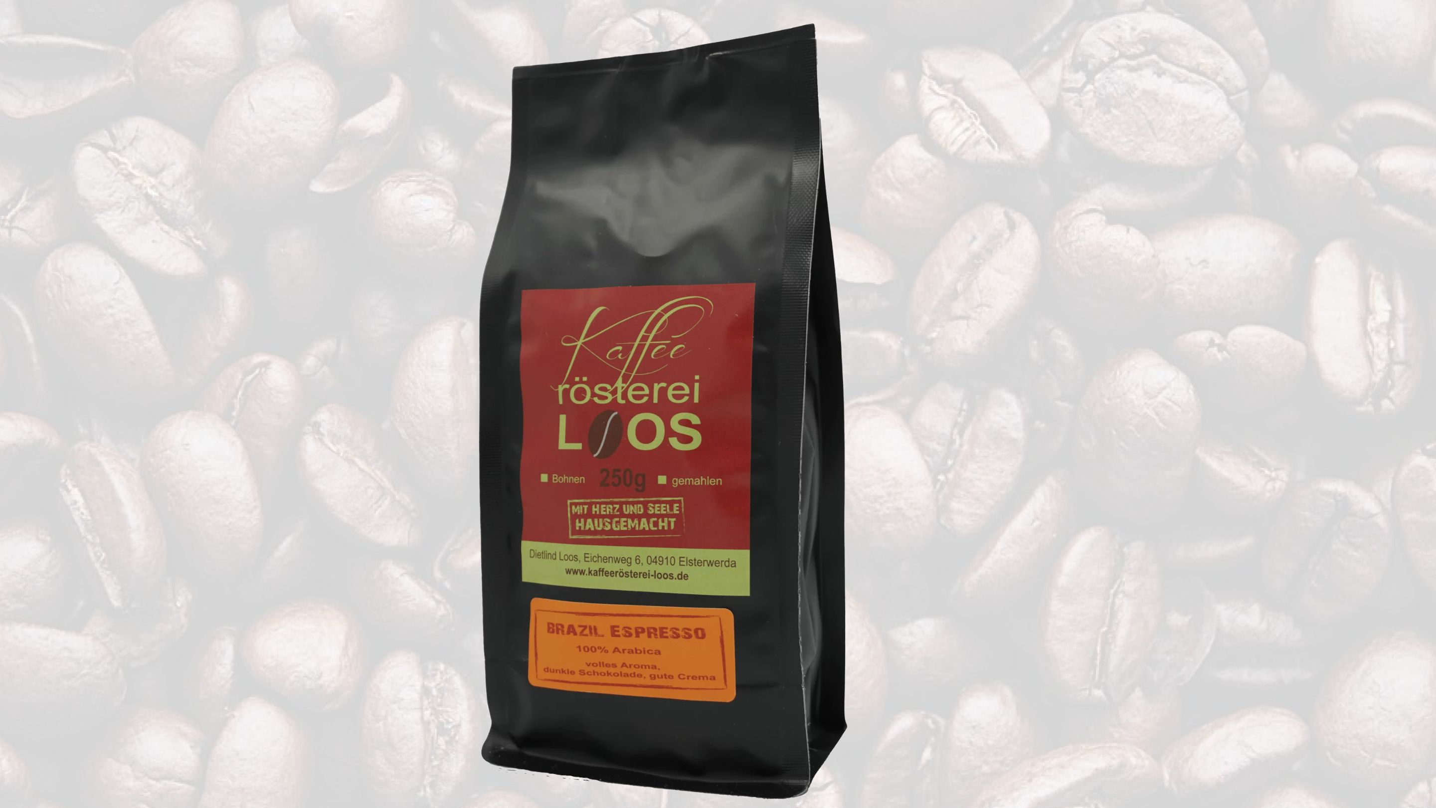 Kaffeepackung Brasil Espresso Kaffeepackung Brasil Espresso