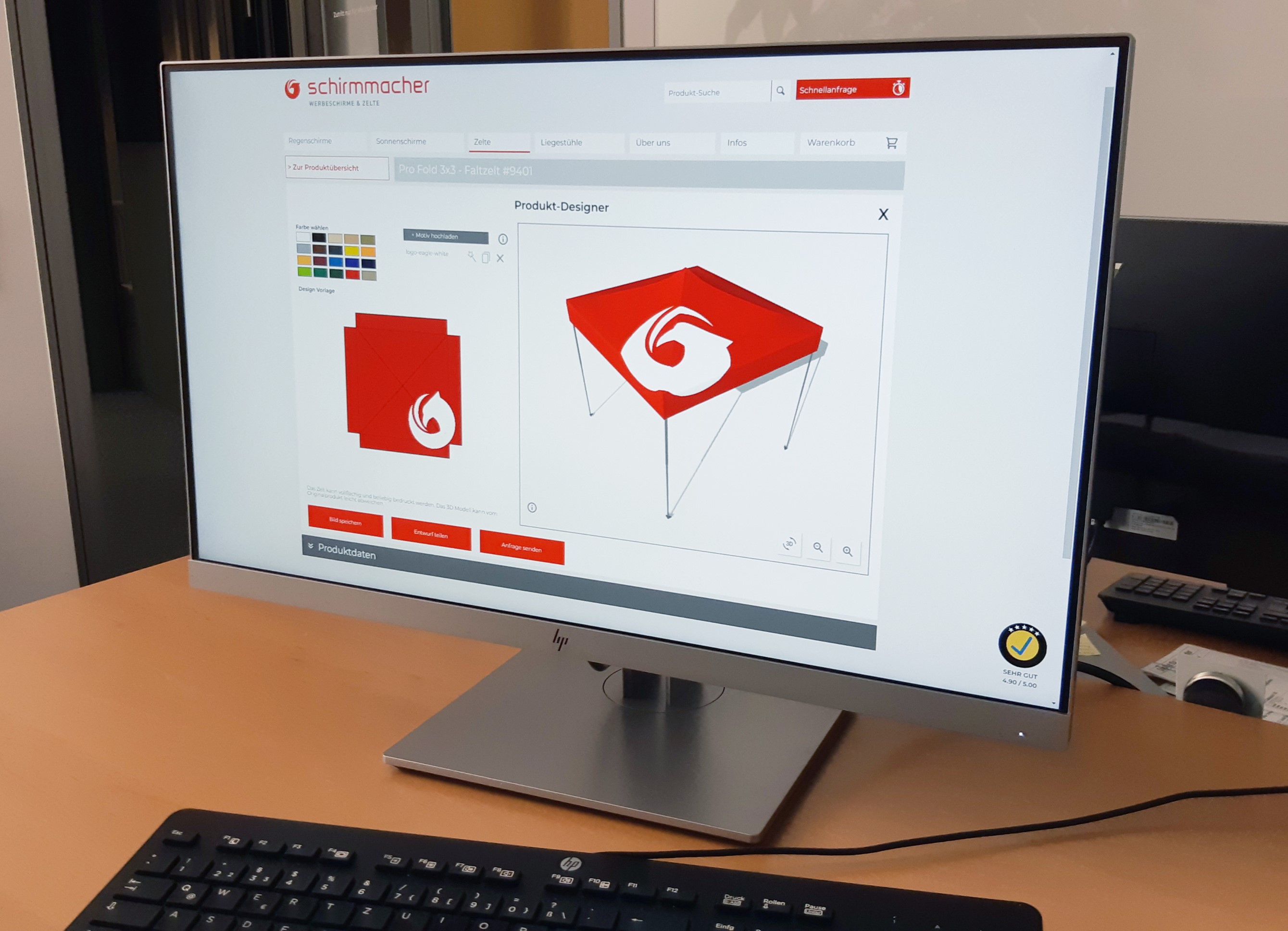 Der innovative 3D-Designer von Schirmmacher.