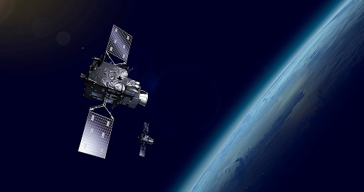 Künstlerische Impression eines Meteosat-Wettersatelliten der dritten Generation in der Umlaufbahn (Bildquelle: @EUMETSAT) Künstlerische Impression eines Meteosat-Wettersatelliten der dritten Generation in der Umlaufbahn (Bildquelle: @EUMETSAT)