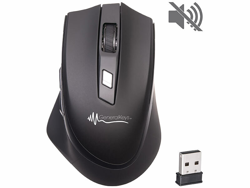 GeneralKeys Optische Silent-Funk-Maus mit Akku FM-1650 (Die Bildrechte liegen bei dem Verfasser der Mitteilung.) GeneralKeys Optische Silent-Funk-Maus mit Akku FM-1650 (Die Bildrechte liegen bei dem Verfasser der Mitteilung.)