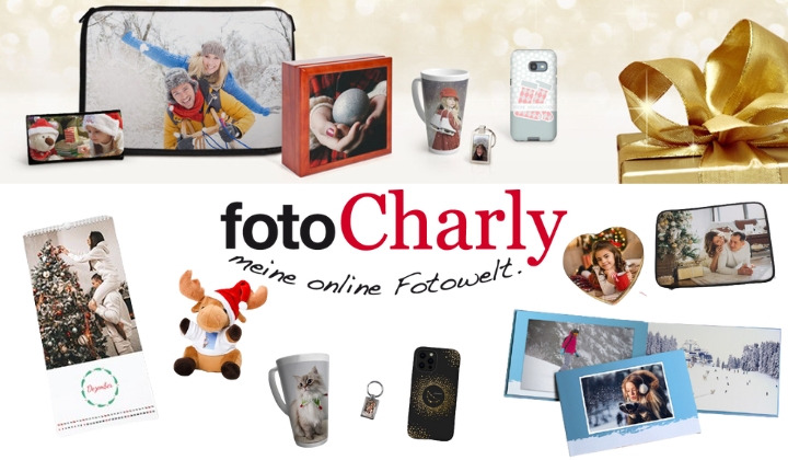 fotoCharly Fotoprodukte mit festlichen Rabatten zu Weihnachten (Die Bildrechte liegen bei dem Verfasser der Mitteilung.)