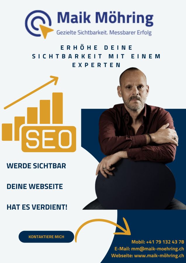 Mehr Sichtbarkeit mit SEO Experte (© Maik Möhring) Mehr Sichtbarkeit mit SEO Experte (© Maik Möhring)