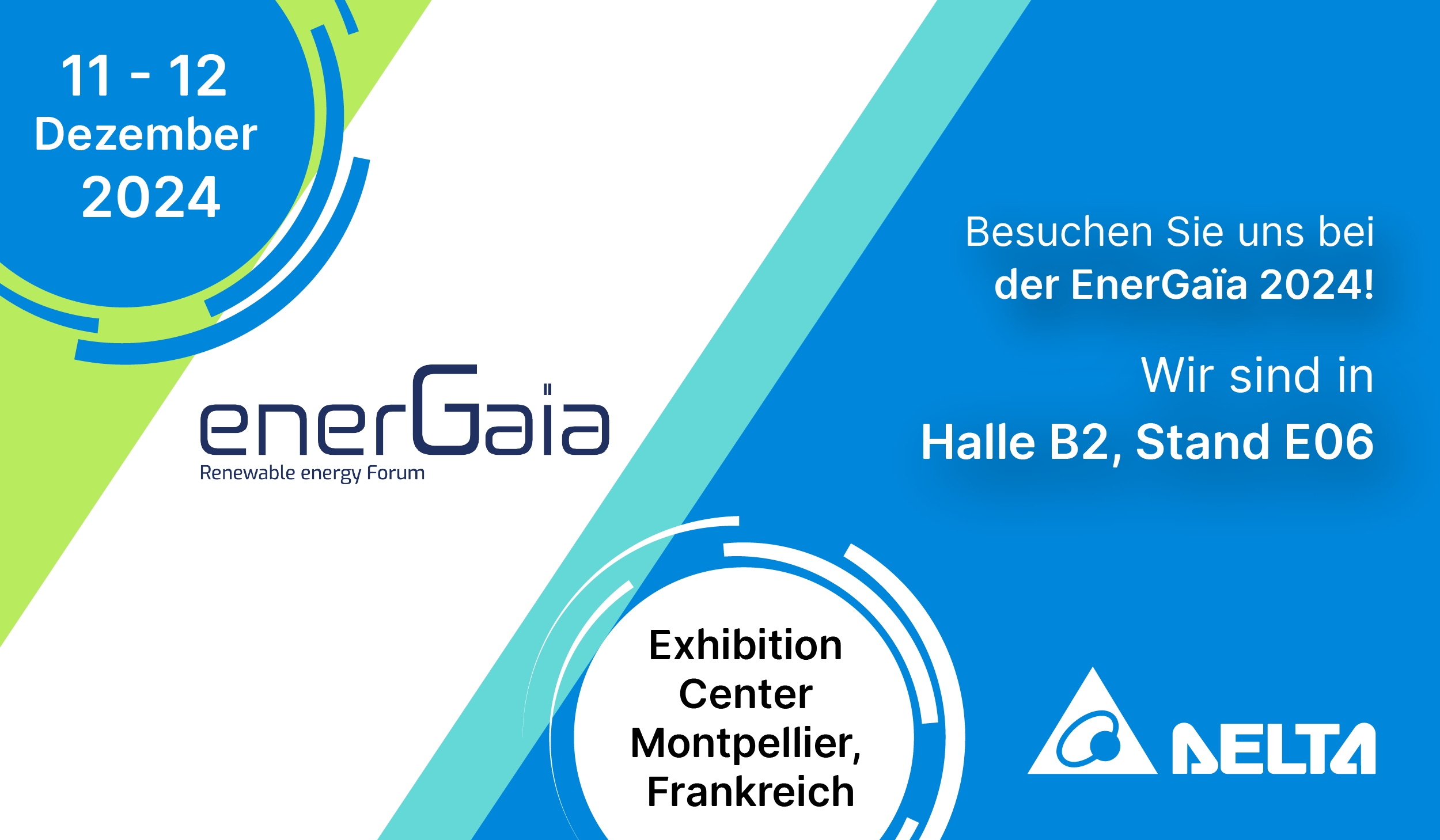 Delta präsentiert die hocheffizienten Solarwechselrichter M225HV und M350HV auf der Energaia 2024 (Bildquelle: @ Delta) Delta präsentiert die hocheffizienten Solarwechselrichter M225HV und M350HV auf der Energaia 2024 (Bildquelle: @ Delta)