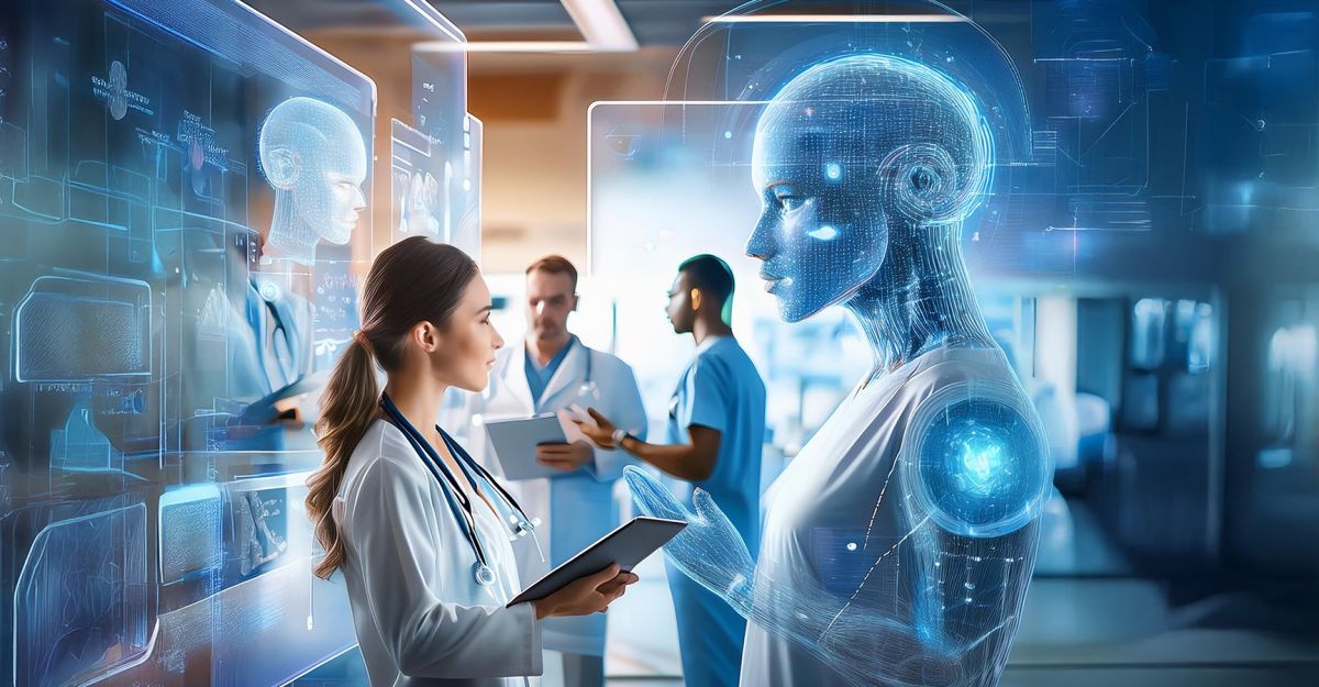 Telemedizinische Innovationen für die Gesundheitsversorgung der Zukunft (© IWS GmbH, mit KI generiert)