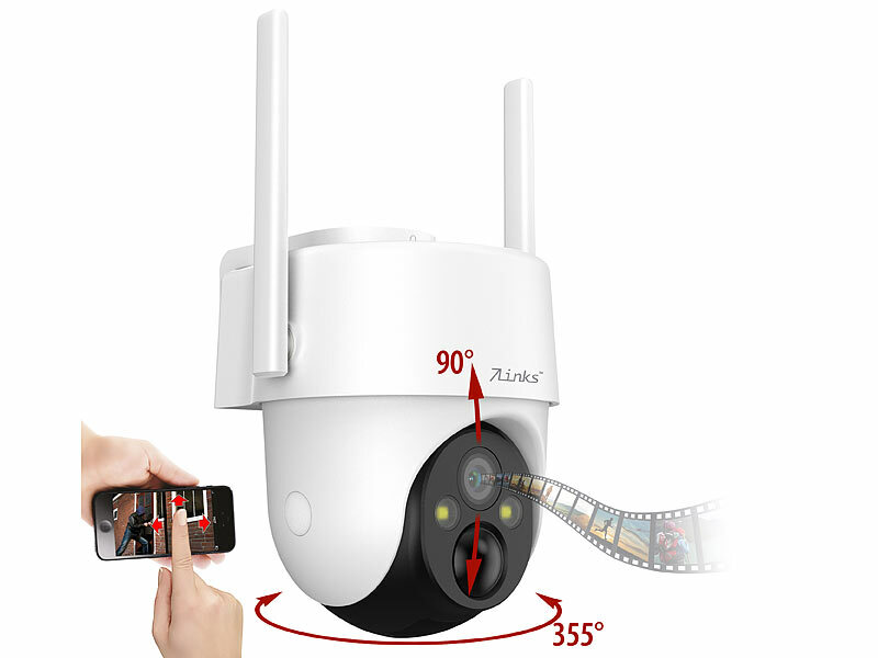 7links 4G / LTE-Pan-Tilt-Überwachungskamera IPC-730.lte (Die Bildrechte liegen bei dem Verfasser der Mitteilung.)