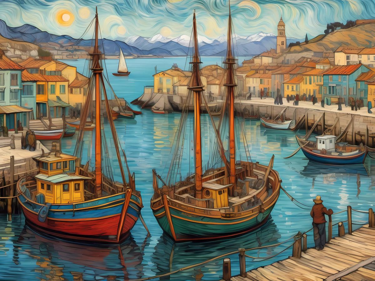 Neue Galerie mit Kunstwerken im Stile Vincent van Goghs auf MARAMORE (© Ralph Kähne)