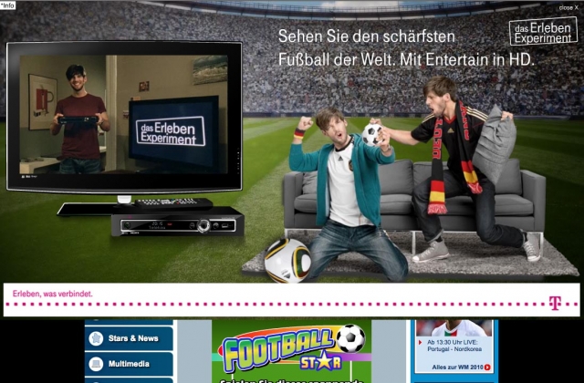 Digiden macht Onlinewerbung für die Deutsche Telekom zum Fußball-Erlebnis