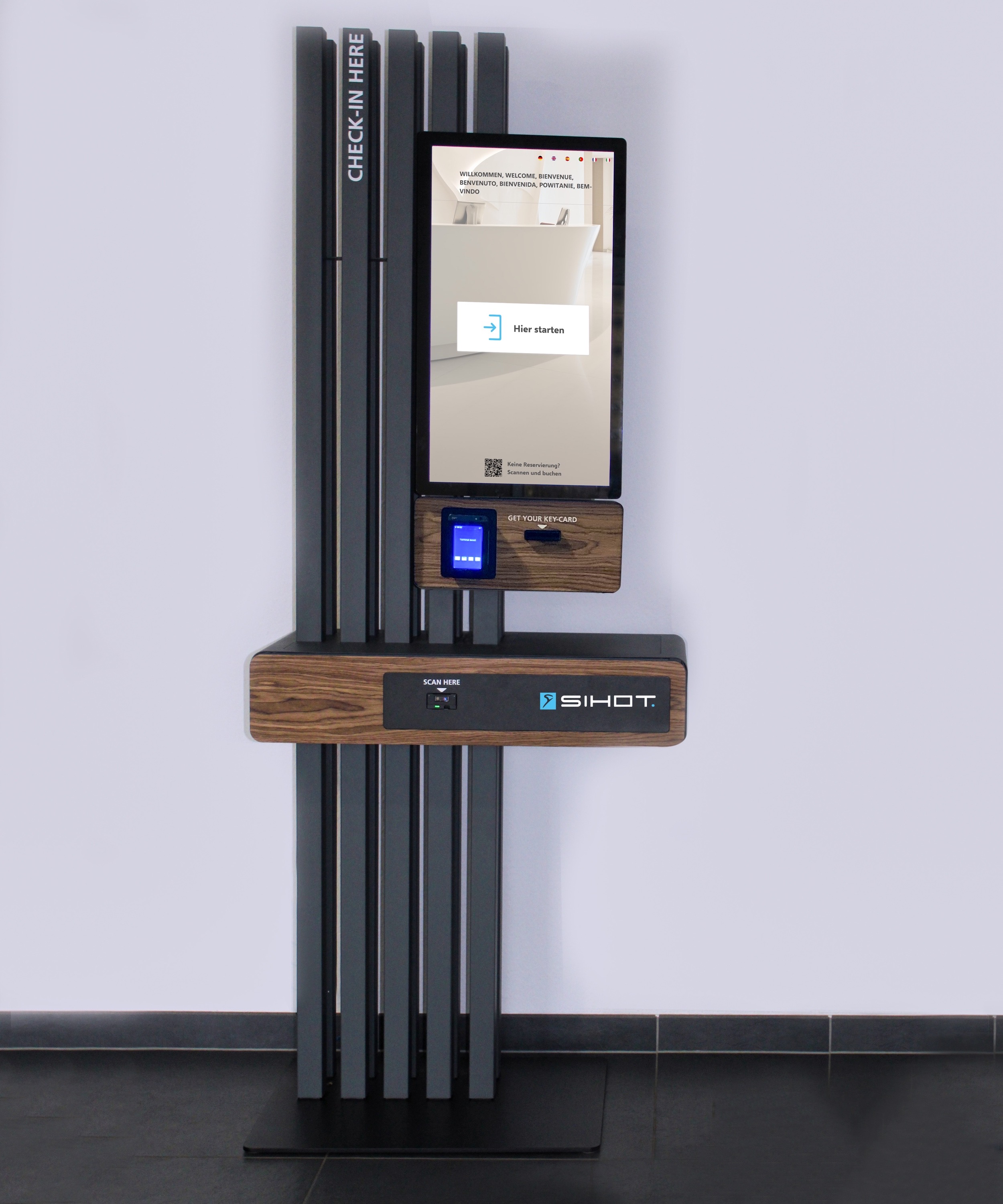 Self-Order-Terminal von SIHOT. Self-Order-Terminal von SIHOT.