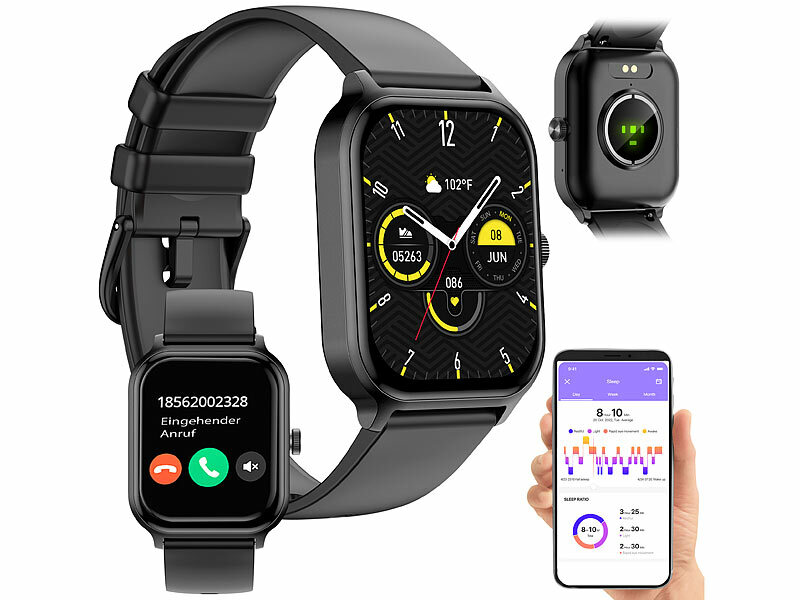 newgen medicals Fitness-Smartwatch PW-550 (Die Bildrechte liegen bei dem Verfasser der Mitteilung.) newgen medicals Fitness-Smartwatch PW-550 (Die Bildrechte liegen bei dem Verfasser der Mitteilung.)