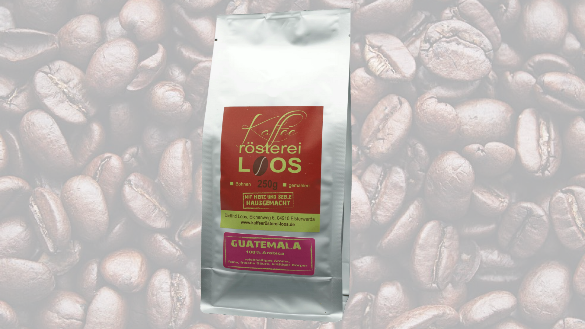 Kaffee-Packung Guatemala