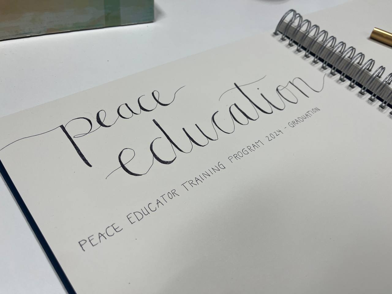Abschluss des Peace Educator Training im Dezember 2024 Abschluss des Peace Educator Training im Dezember 2024