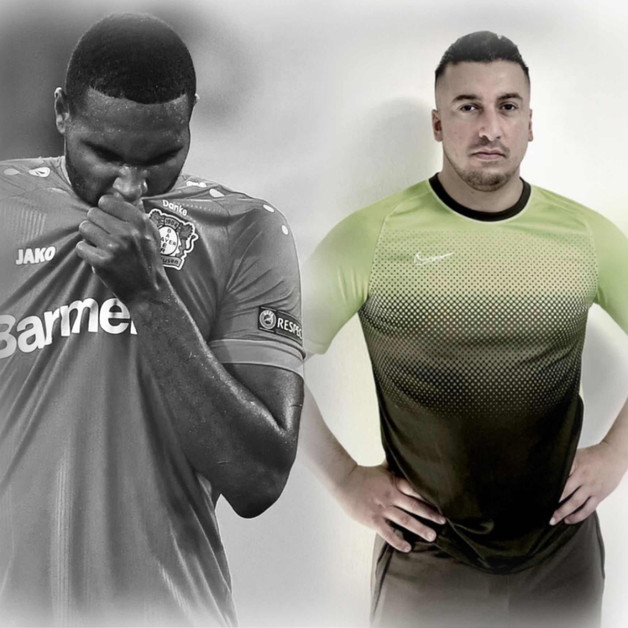 Jonathan Tah und Spielerberater Claudio Bega Jonathan Tah und Spielerberater Claudio Bega