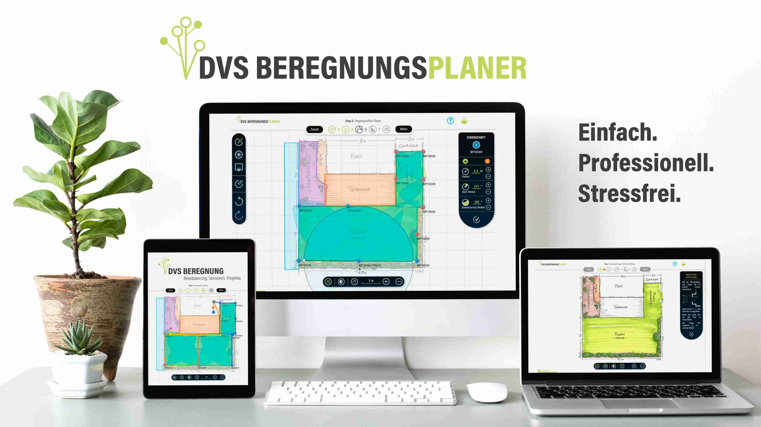 DVS Beregnungsplaner - Planungssoftware für Gartenbewässerungssysteme