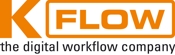 Das K-Flow-Logo. Das K-Flow-Logo.
