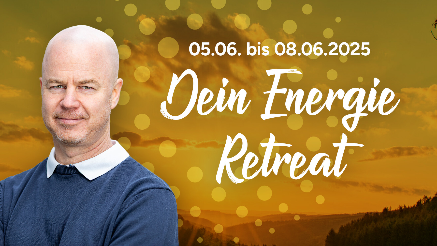 Oliver Günzler bietet ein Retreat, um  Energie zu harmonisieren und das Leben bewusst zu gestalten. (Die Bildrechte liegen bei dem Verfasser der Mitteilung.)