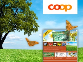 Coop bringt sein Nachhaltigkeitsengagement ins Web Coop bringt sein Nachhaltigkeitsengagement ins Web