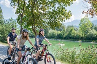 Radfahren mit Familie und Freunde (Silberregion Karwendel)