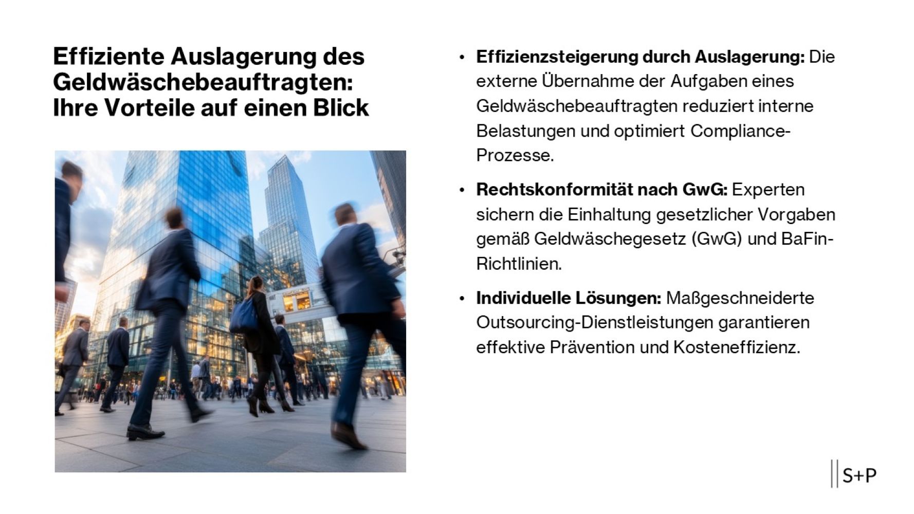 Auslagerung des Geldwäschebeauftragten