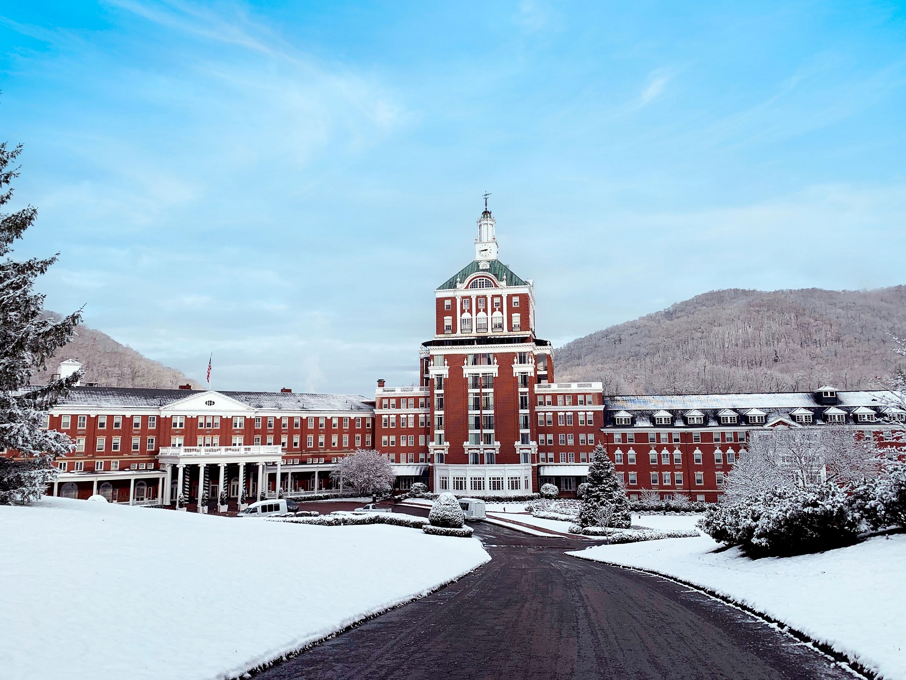 Das luxuriöse The Omni Homestead im Südwesten Virginias verfügtüber eigene heiße Quellen. (Bildquelle: Hannah Armstrong)