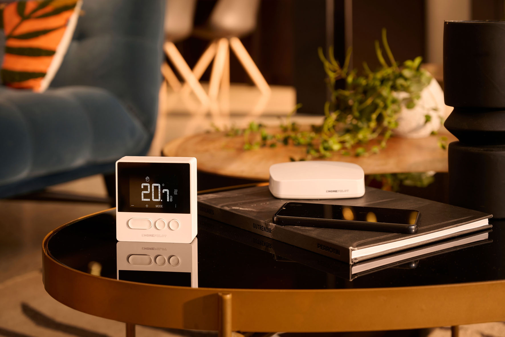 Thermostat pure Gateway (Bildquelle: Home Pilot) Thermostat pure Gateway (Bildquelle: Home Pilot)