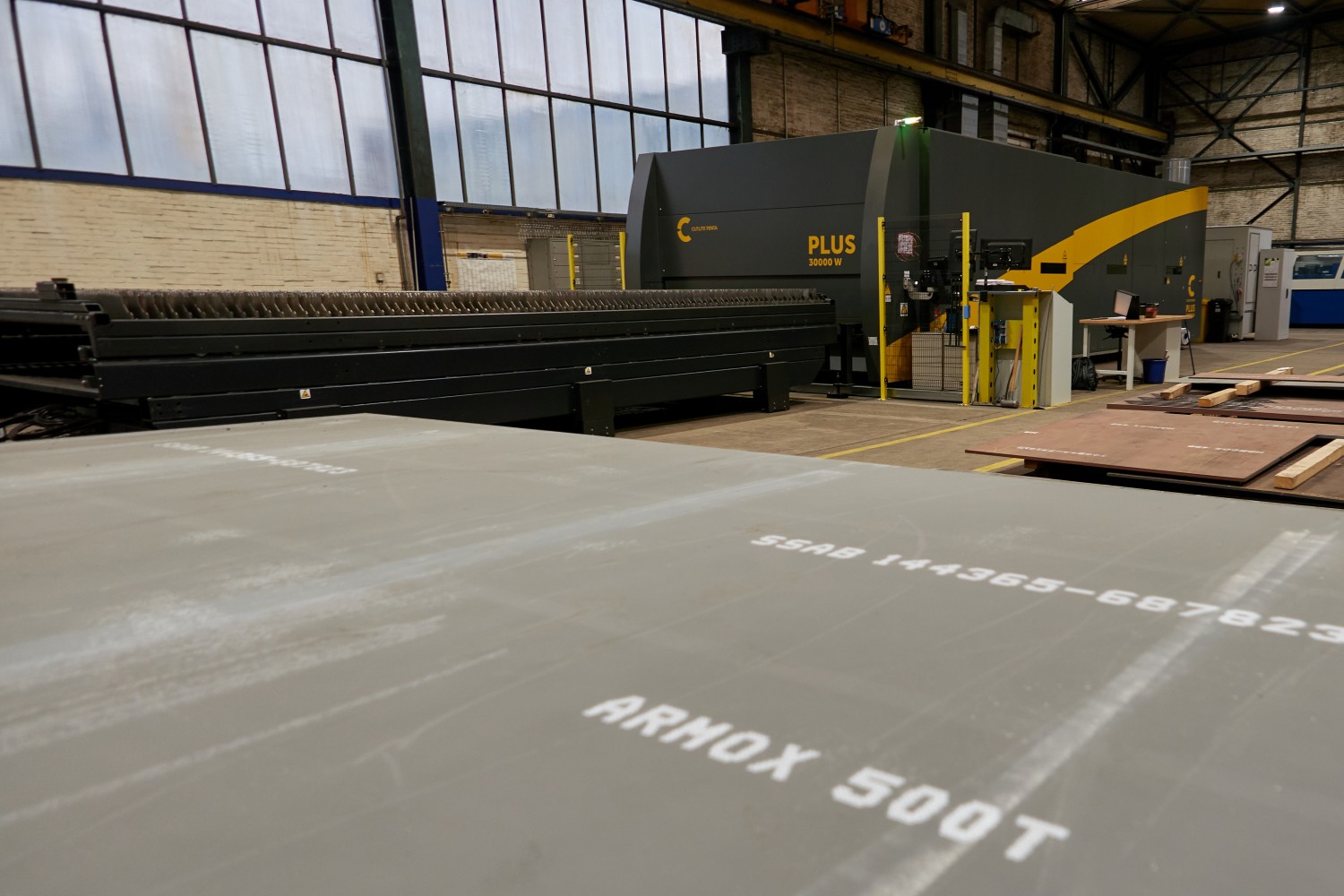 Höchste Präzision bietet die neue Fiber-Laser mit einer Leistung von 30 kW. (Die Bildrechte liegen bei dem Verfasser der Mitteilung.)