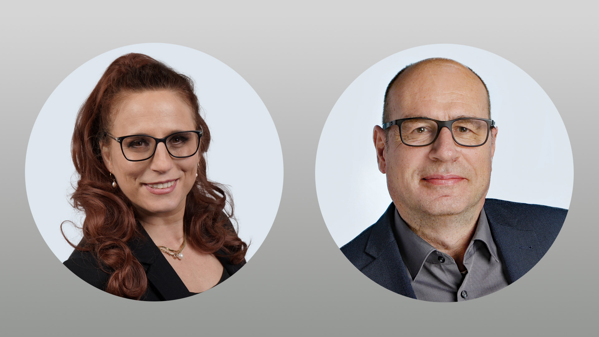 Claudia Schaumburg als neue Vorständin, Lars Gentara als neuer Business-Unit Leiter der Bitech AG (Foto: Bitech AG)