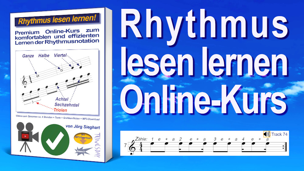 Rhythmus lesen lernen - effizient& komfortabel im Online-Kurs von Jörg Sieghart (Die Bildrechte liegen bei dem Verfasser der Mitteilung.) Rhythmus lesen lernen - effizient& komfortabel im Online-Kurs von Jörg Sieghart (Die Bildrechte liegen bei dem Verfasser der Mitteilung.)