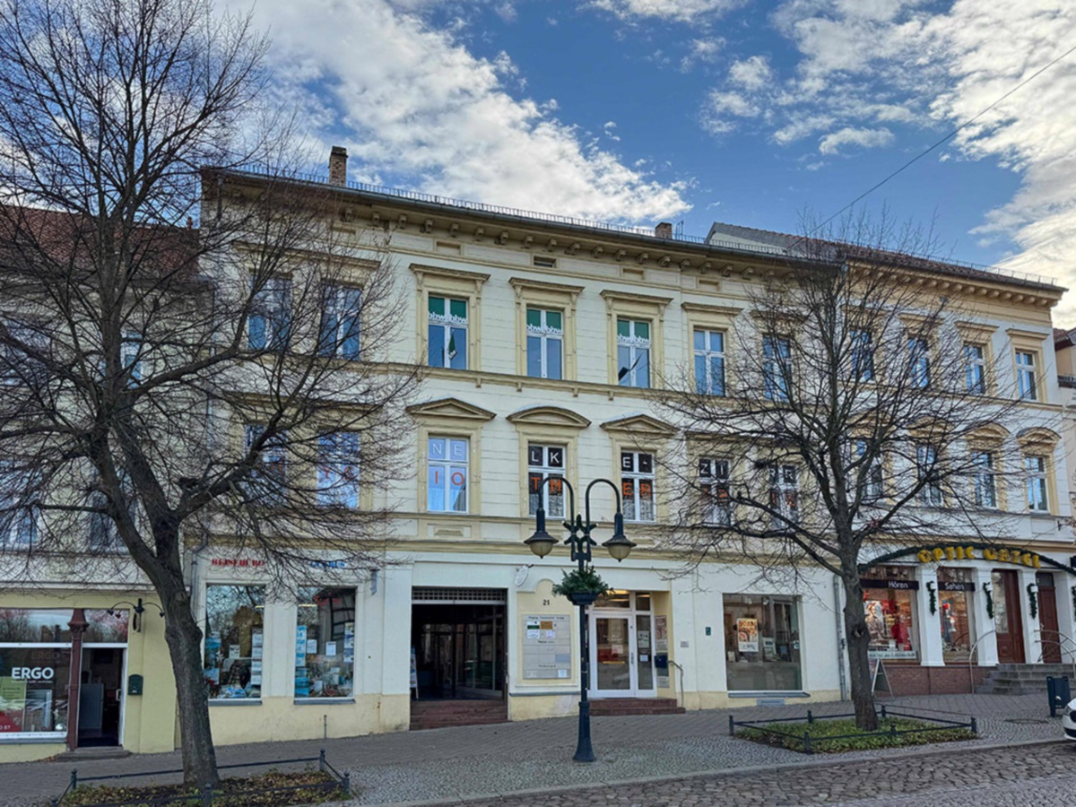 Das Gebäude des bbw Bildungszentrums in Bad Freienwalde.